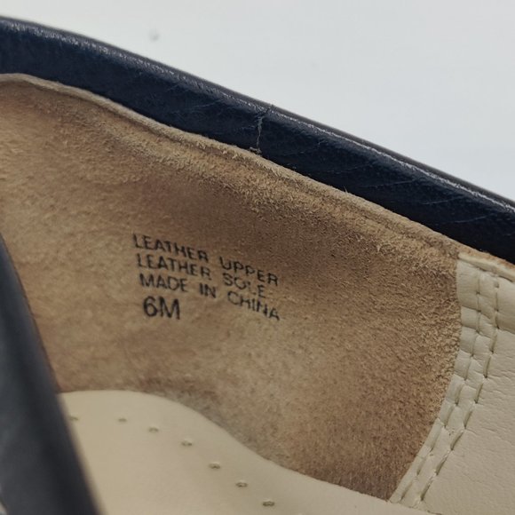 Circa Joan & David Loafers Flats, Black and Brown Shoes Women Size 6M - Picture 9 of 10